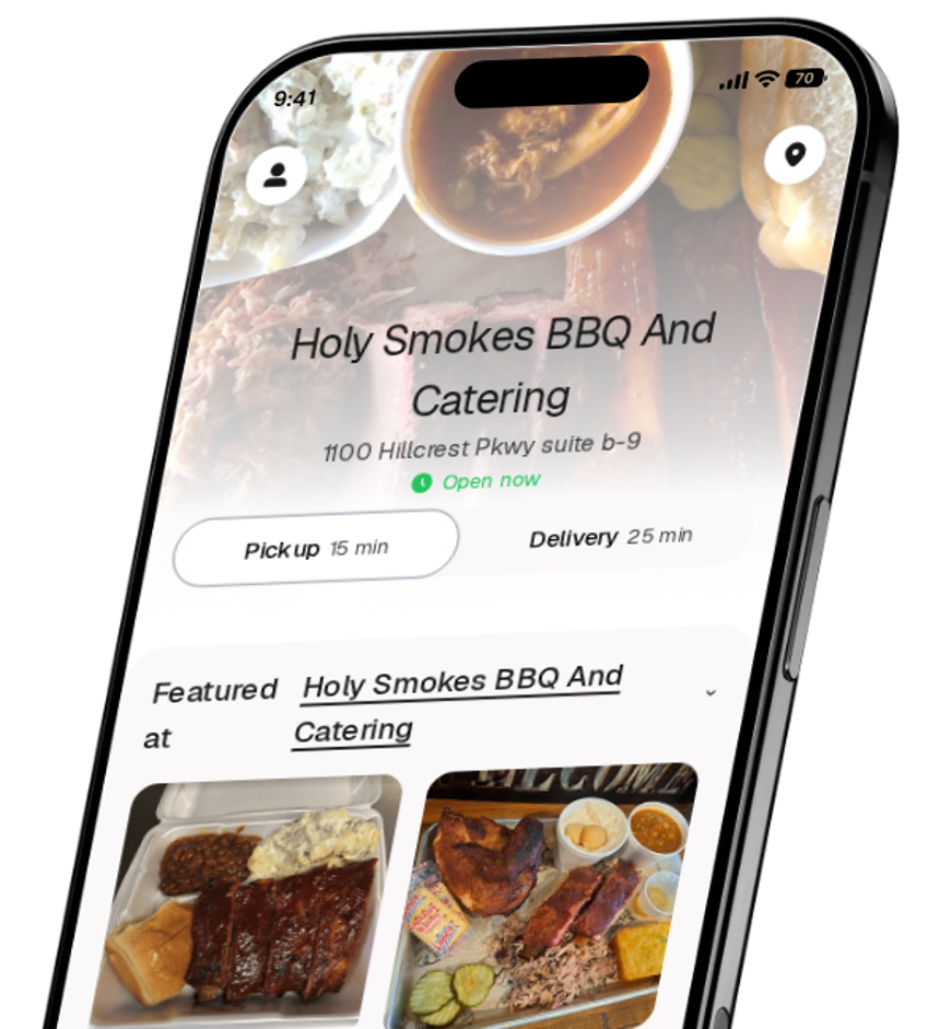 Holy Smokes BBQ And Catering app preview