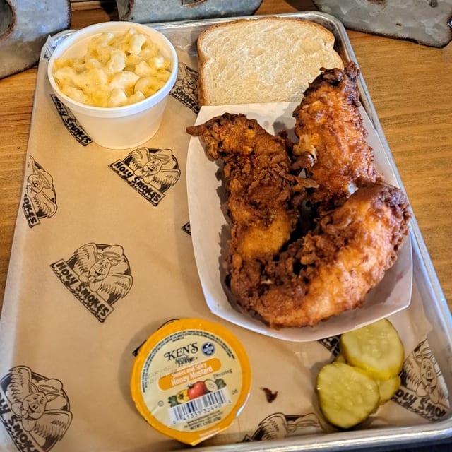 3 Piece Chicken Strip Plate.