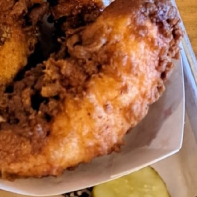 1 CHICKEN STRIP.