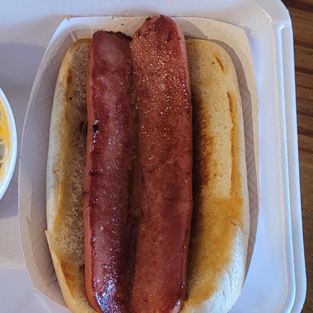 All Beef Hotdog.