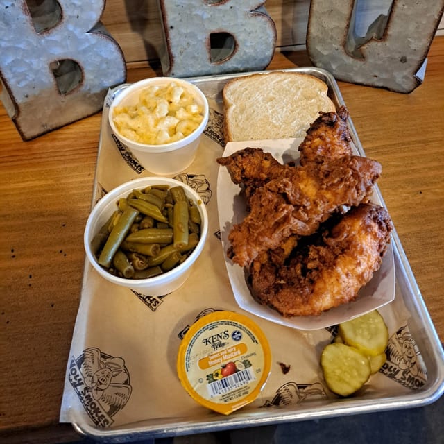 4 Piece Chicken Strips Dinner.