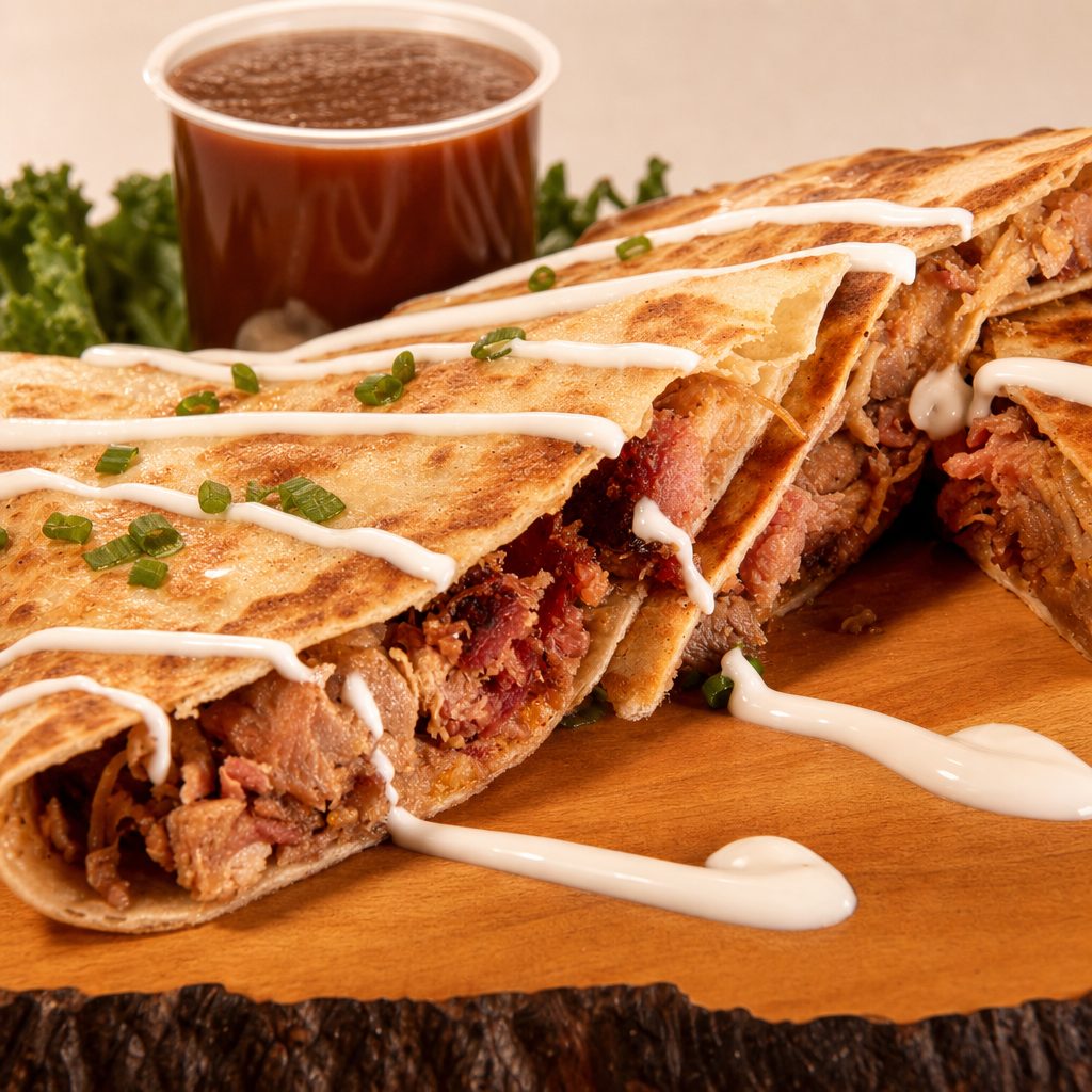 Holy Smokes Quesadilla.