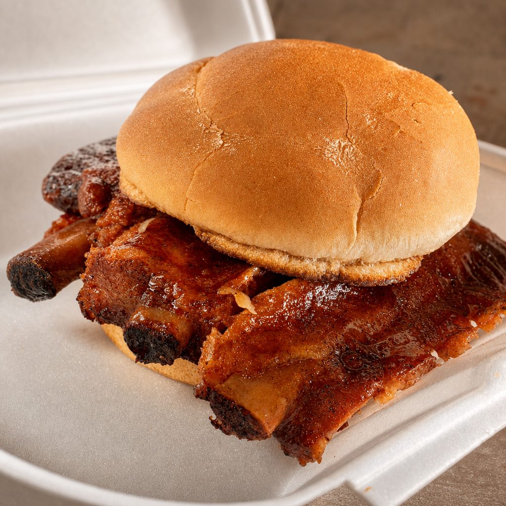 Rib Sandwich.
