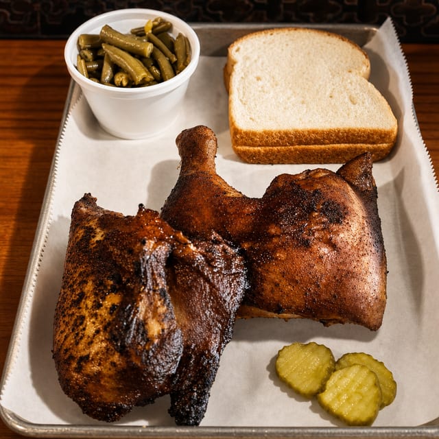1/2 Chicken Plate.