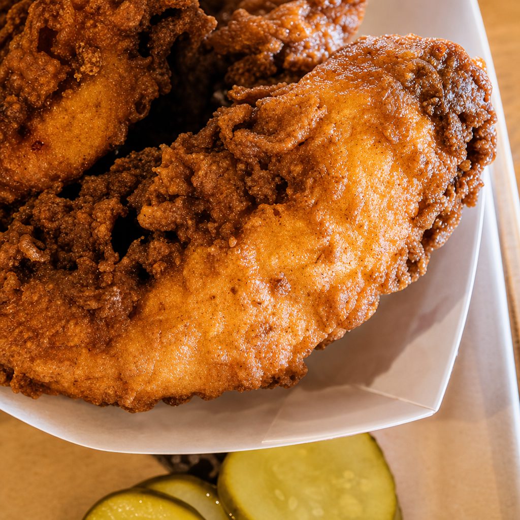 1 CHICKEN STRIP.