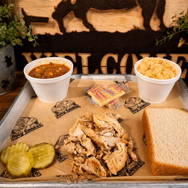Pulled Chicken Dinner.