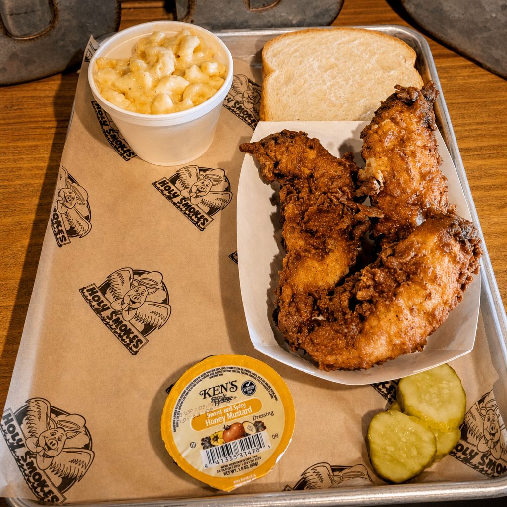 3 Piece Chicken Strip Plate.