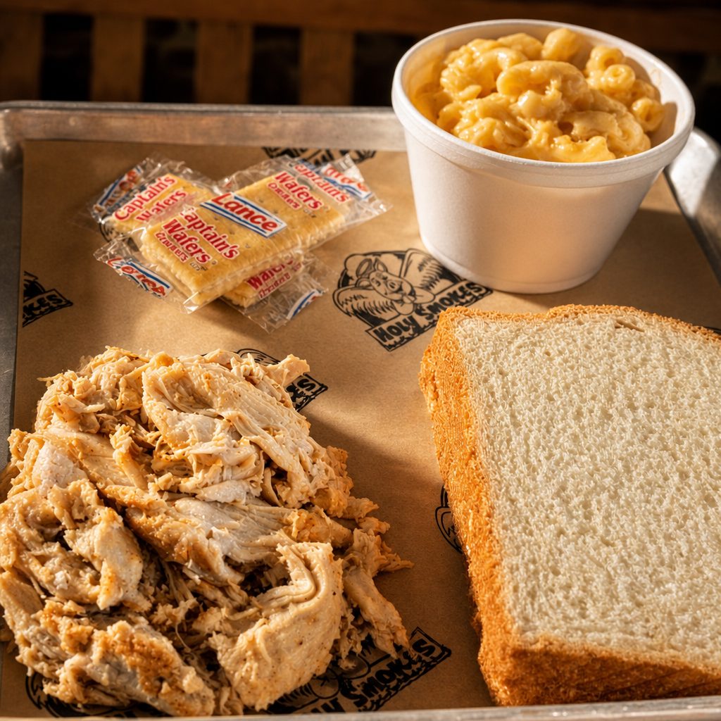 Pulled Chicken Plate.